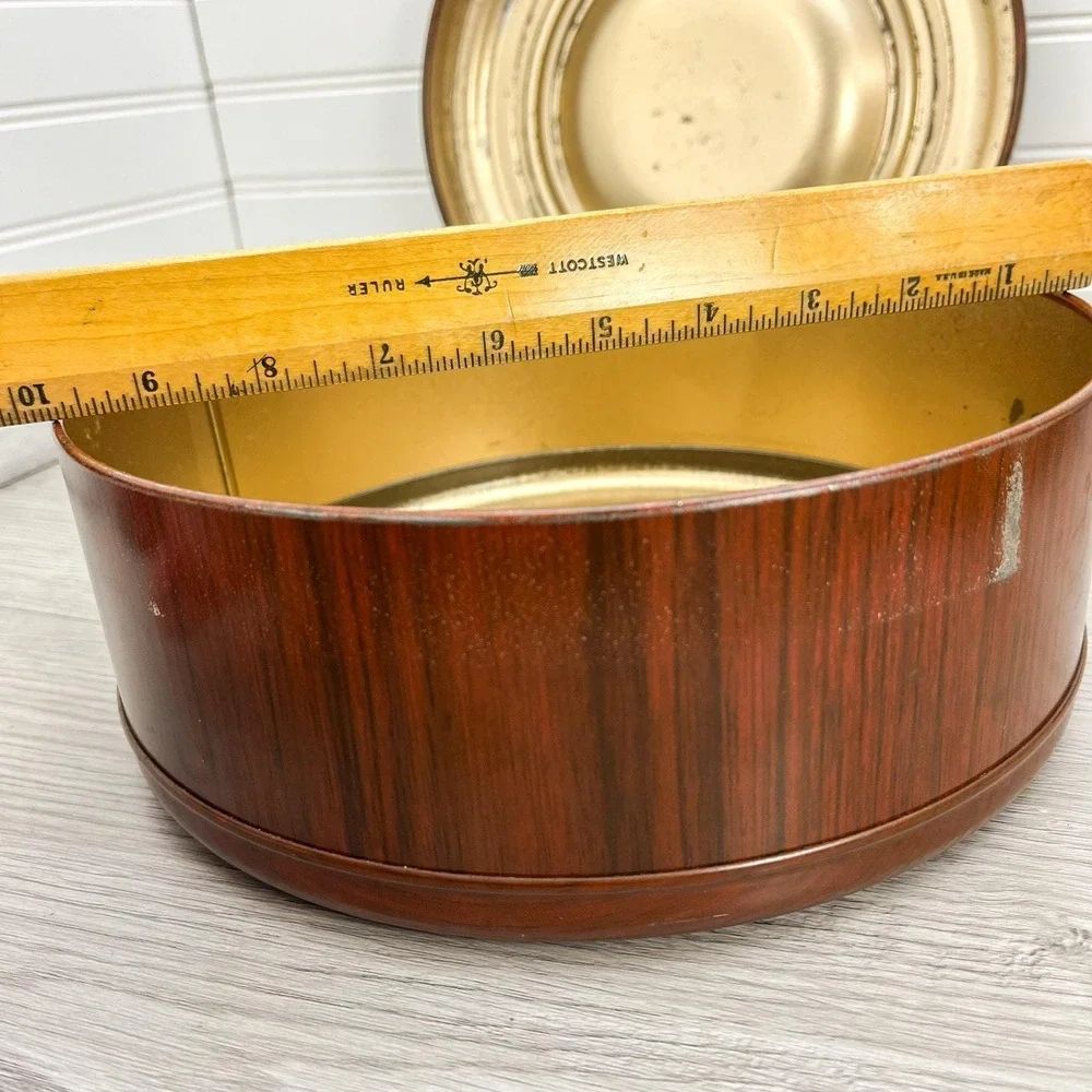 Vintage Mallard‎ Duck Tin: Decorative Storage Container with Lid
